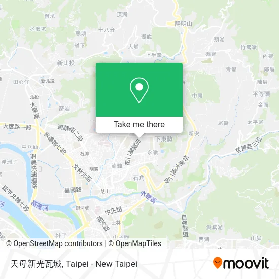 天母新光瓦城 map