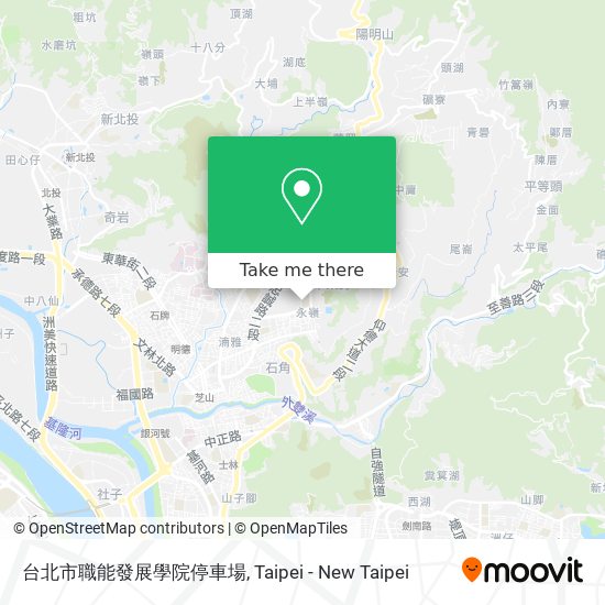 台北市職能發展學院停車場 map