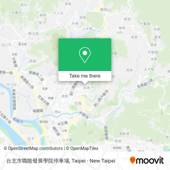 台北市職能發展學院停車場地圖