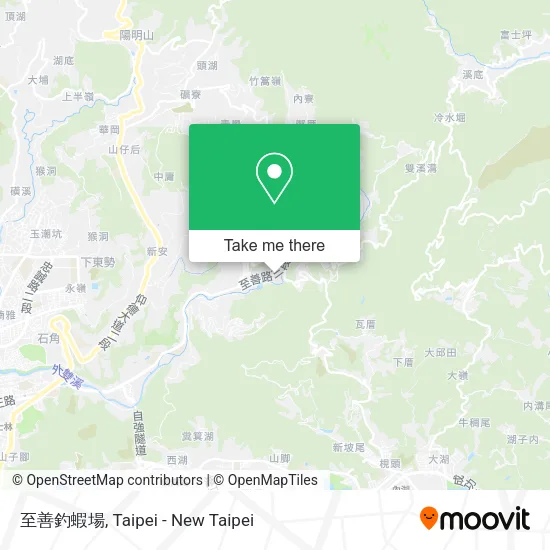 至善釣蝦場地圖