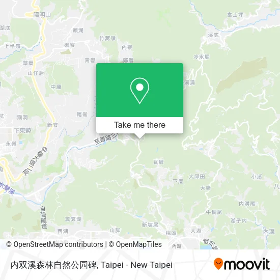 内双溪森林自然公园碑地圖