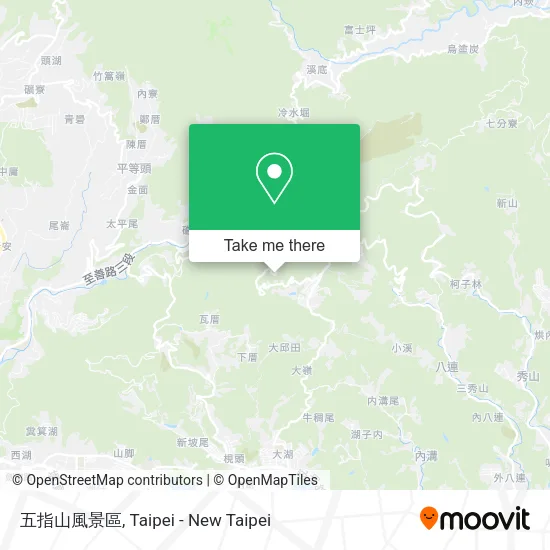 五指山風景區地圖