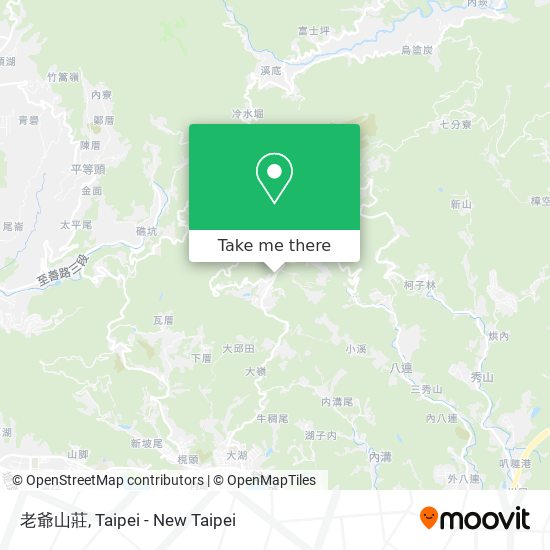 老爺山莊地圖