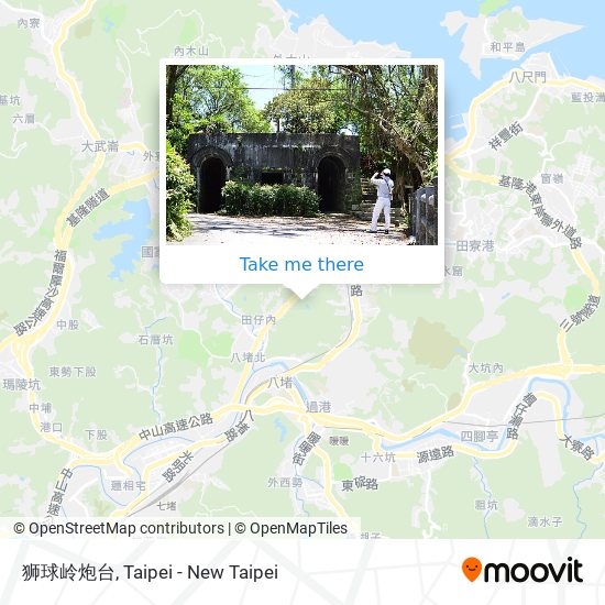 狮球岭炮台 map