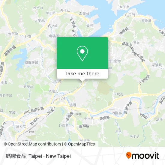 嗎哪食品地圖