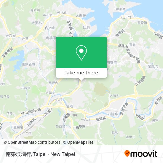 南榮玻璃行地圖