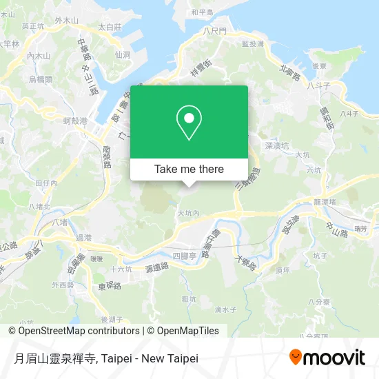 月眉山靈泉禪寺 map