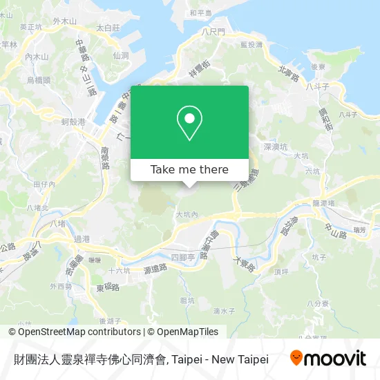 財團法人靈泉禪寺佛心同濟會 map