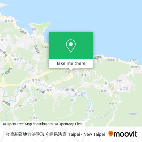 台灣基隆地方法院瑞芳簡易法庭地圖