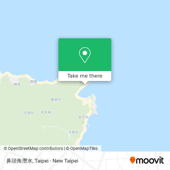 鼻頭角潛水地圖