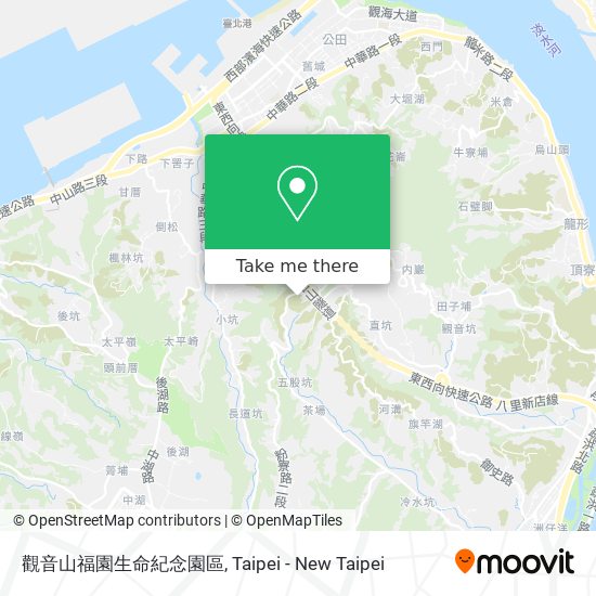 觀音山福園生命紀念園區 map