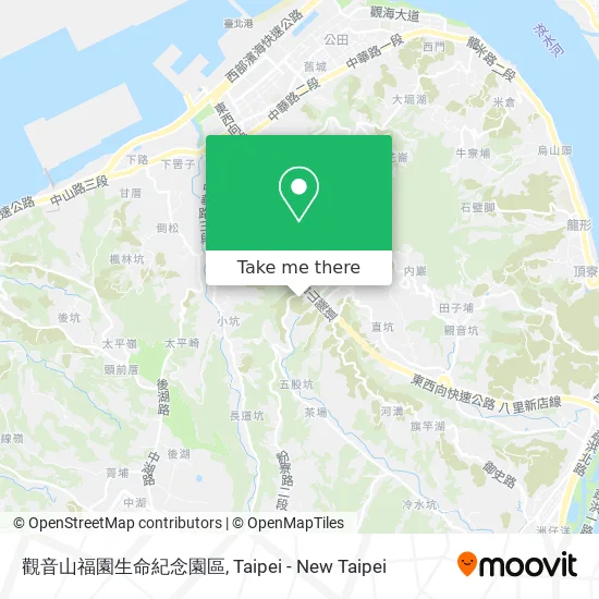 觀音山福園生命紀念園區 map