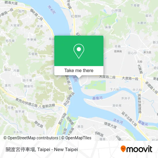 關渡宮停車場 map