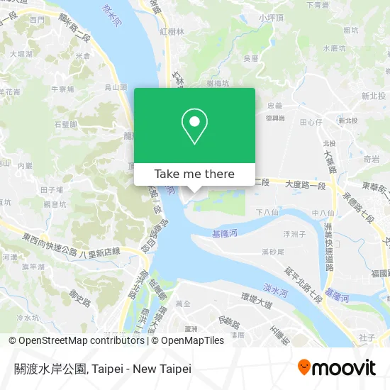 關渡水岸公園 map
