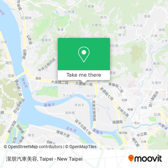 潔朋汽車美容 map