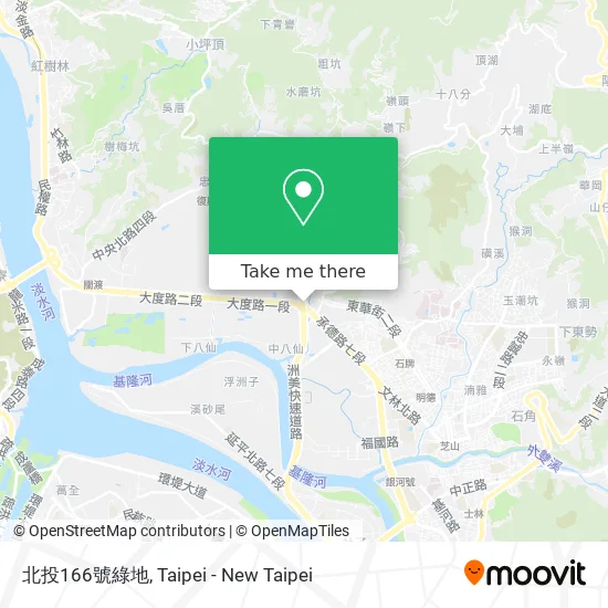 北投166號綠地 map