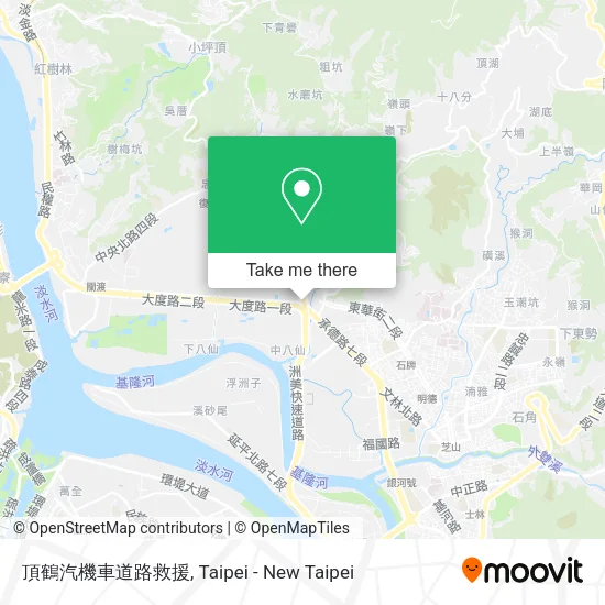 頂鶴汽機車道路救援 map