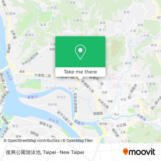 復興公園游泳池 map