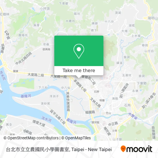 台北市立立農國民小學圖書室地圖
