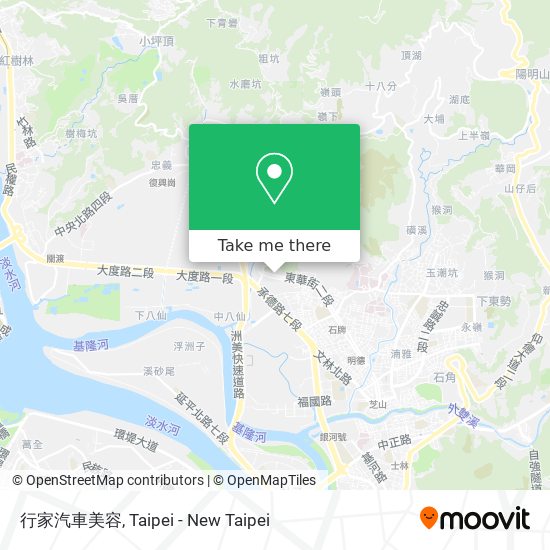 行家汽車美容 map