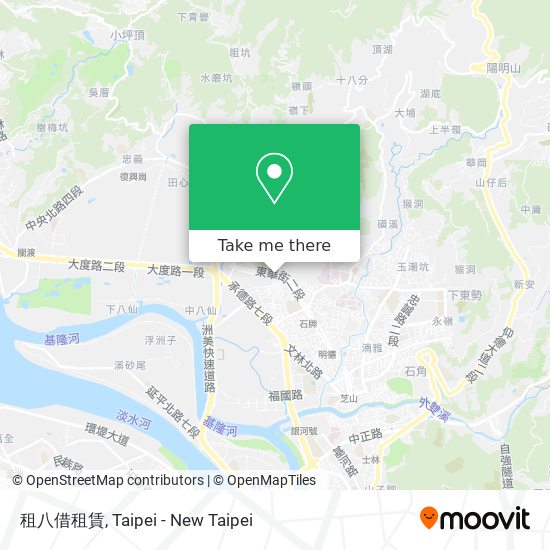 租八借租賃 map