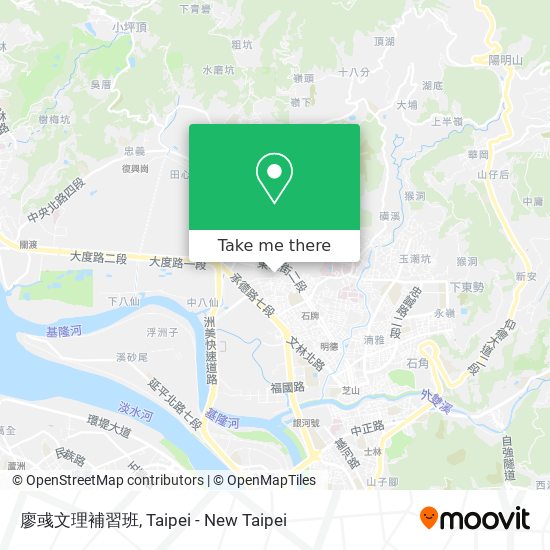 廖彧文理補習班地圖