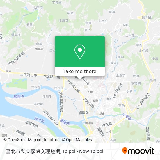 臺北市私立廖彧文理短期 map