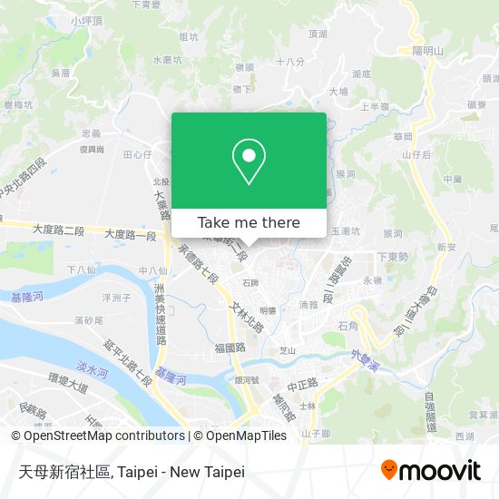 天母新宿社區 map