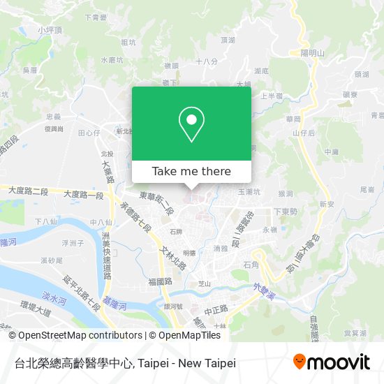 台北榮總高齡醫學中心 map