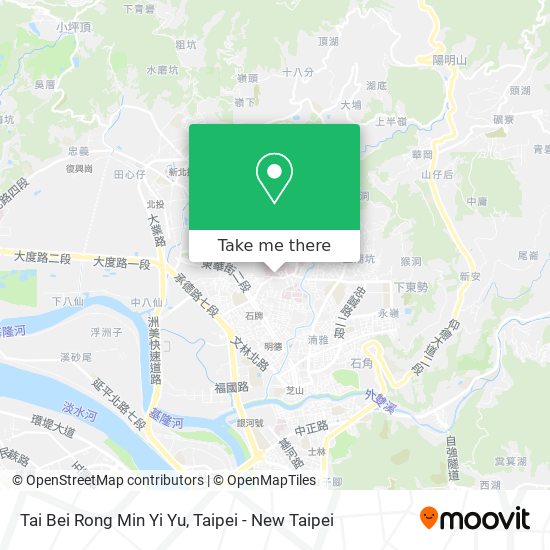 Tai Bei Rong Min Yi Yu map