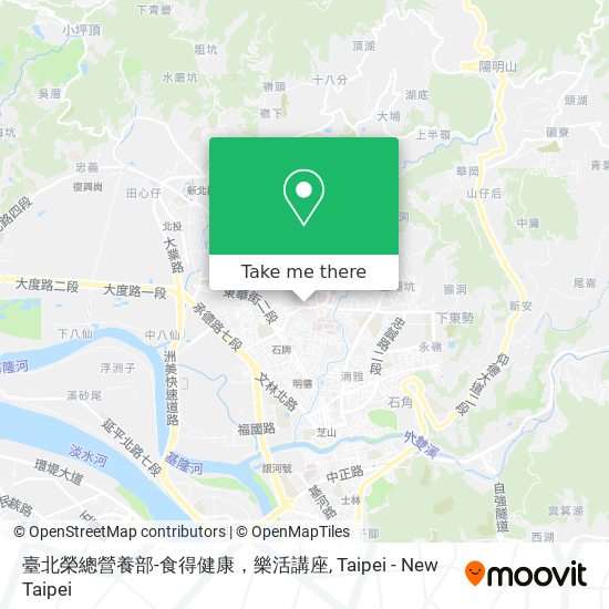 臺北榮總營養部-食得健康，樂活講座 map