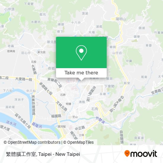 繁體腦工作室 map