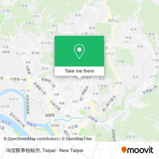鴻儒醫事檢驗所地圖