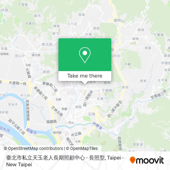 臺北市私立天玉老人長期照顧中心 - 長照型地圖