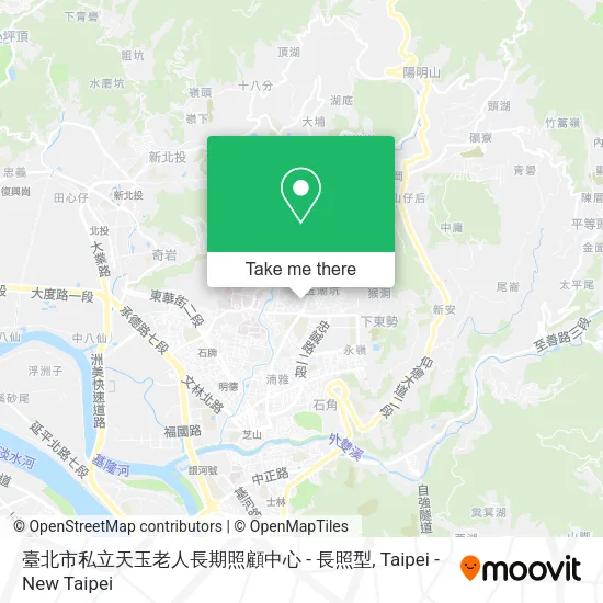 臺北市私立天玉老人長期照顧中心 - 長照型地圖
