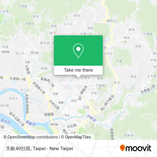 天畝40社區地圖