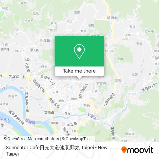 Sonnentor Cafe日光大道健康廚坊 map