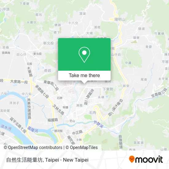 自然生活能量坊 map