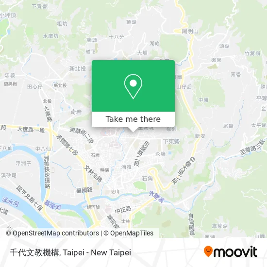 千代文教機構地圖