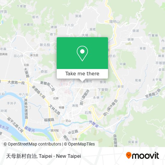 天母新村自治 map