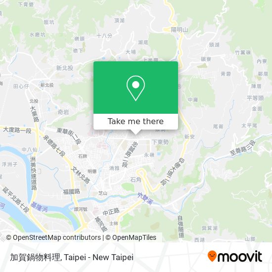 加賀鍋物料理 map
