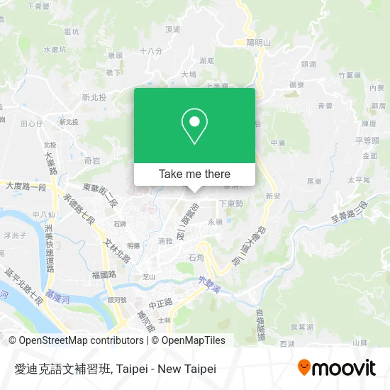 愛迪克語文補習班 map