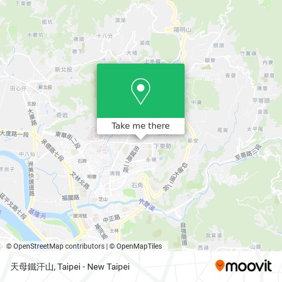 天母鐵汗山 map