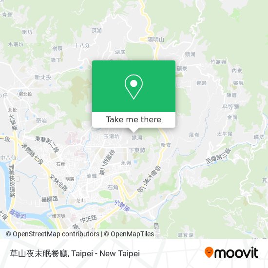 草山夜未眠餐廳 map