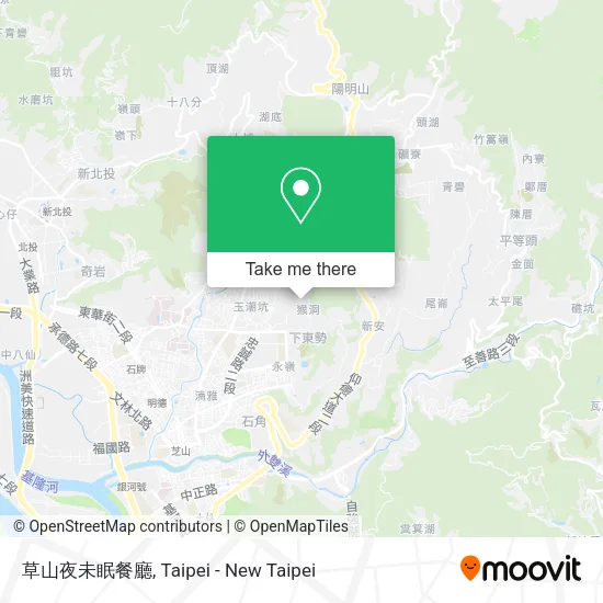 草山夜未眠餐廳地圖