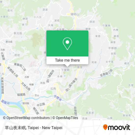 草山夜未眠地圖