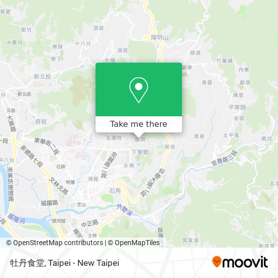 牡丹食堂 map