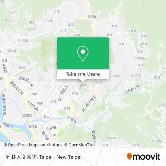竹林人文茶訪 map
