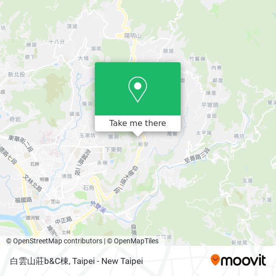 白雲山莊b&C棟地圖