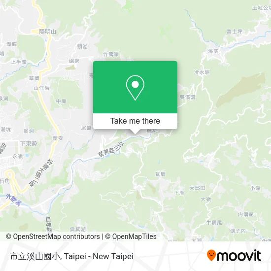 市立溪山國小地圖